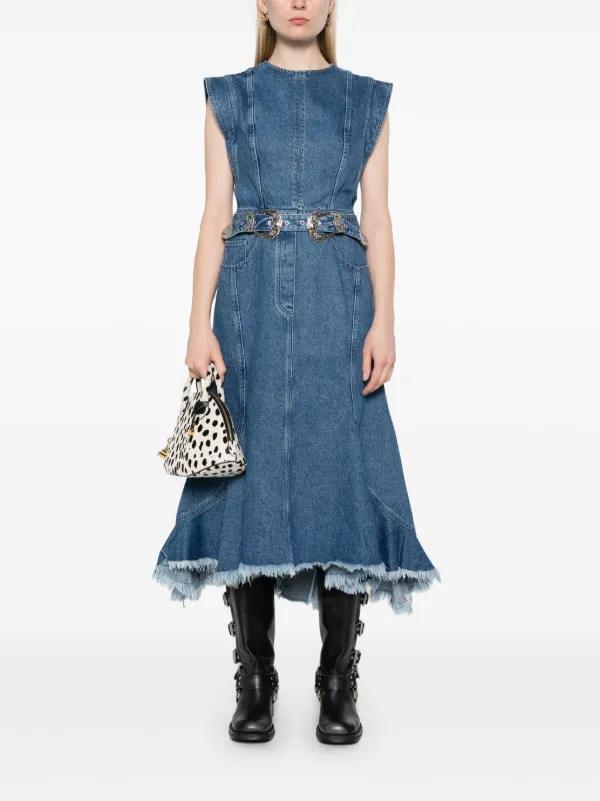 マルケスアルメイダ MarquesAlmeida オーガニック コットン ドレス LIGHT BLUE CROSS WRAP SHIRT DRESS – MARQUES ' ALMEIDA