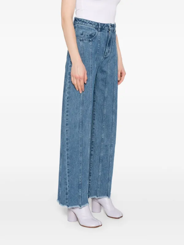 【関税込み】Marques Almeida ブルー ボーイフレンド ジーンズ Marques'Almeida ボーイフレンド ジーンズ | ブルー | FARFETCH JP