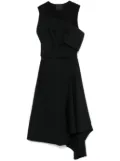 Givenchy asymmetric midi dress - Black