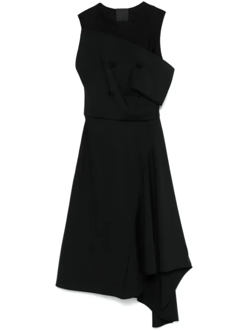 Robe mi-longue à design asymétrique - Givenchy - Modalova