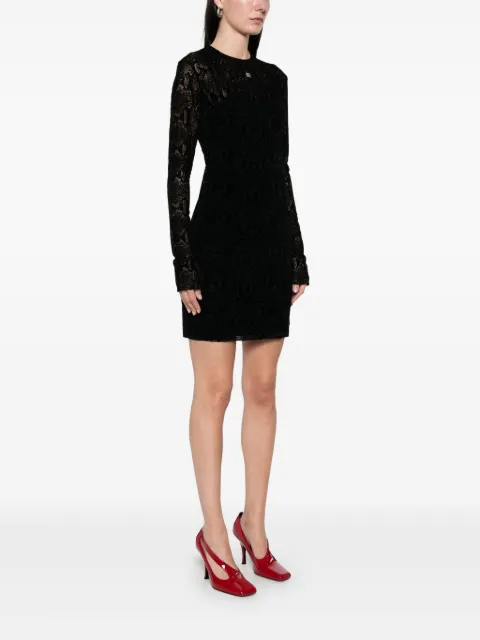 Givenchy flocked mini dress BW22AZ20H1001 - 2