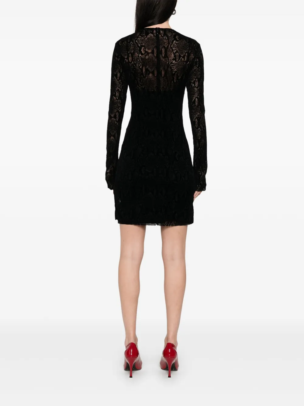 Givenchy Gesmockte mini-jurk Zwart