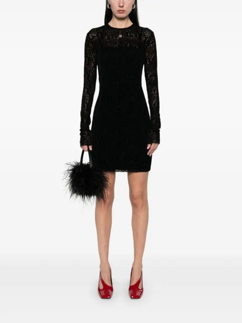 Givenchy flocked mini dress BW22AZ20H1001 - 1
