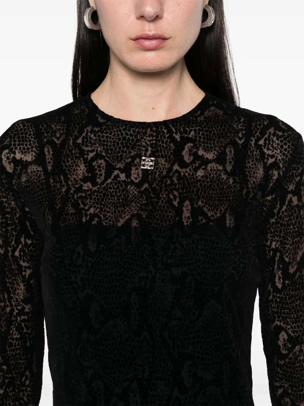 Givenchy Gesmockte mini-jurk Zwart