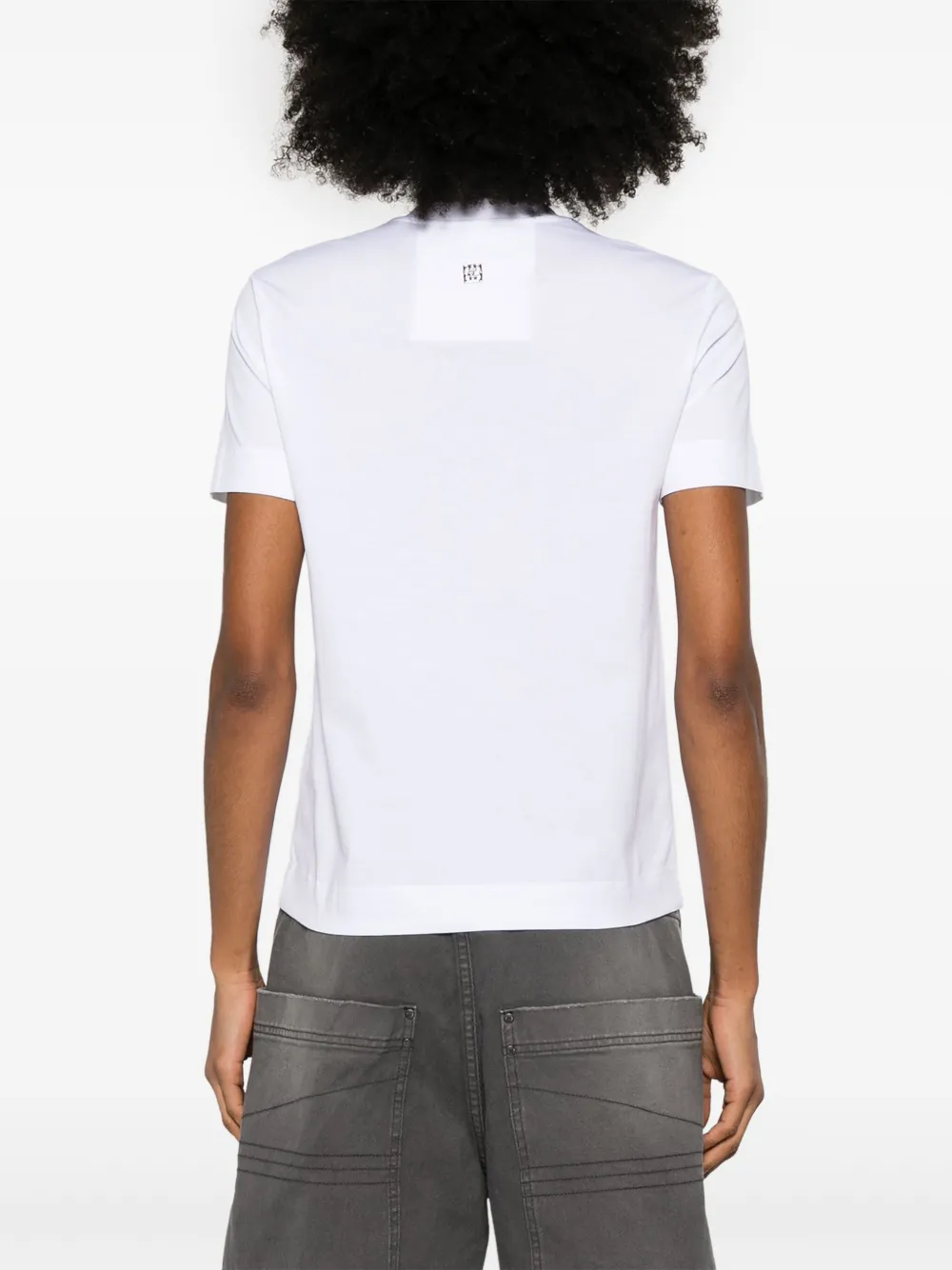 Givenchy T-shirt met kristallen detail Wit