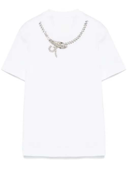 T-shirt à ornements en cristal - Givenchy - Modalova