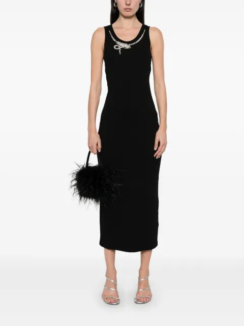 Givenchy snake-crystal midi dress
