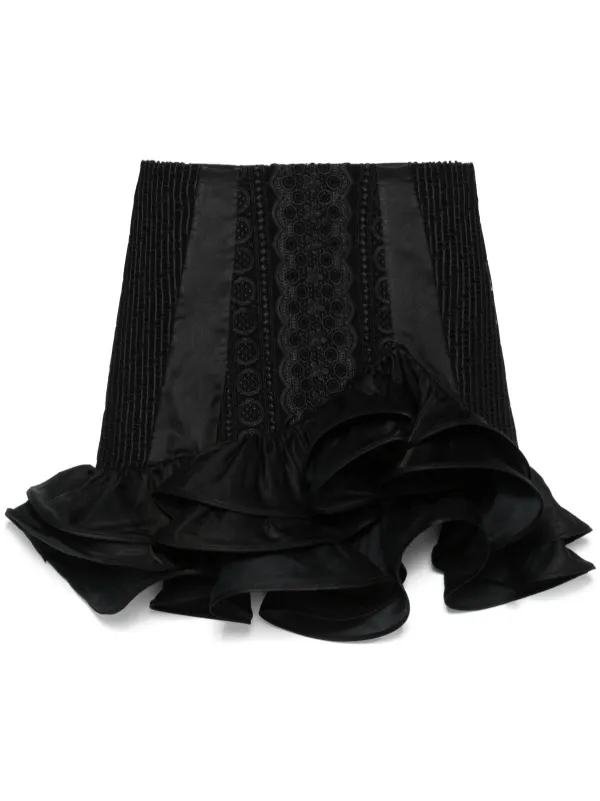 ワンピース CHARORUIZ Women Mid Skirts 201626 BLACK Black 25131413_57268656_600.jpg