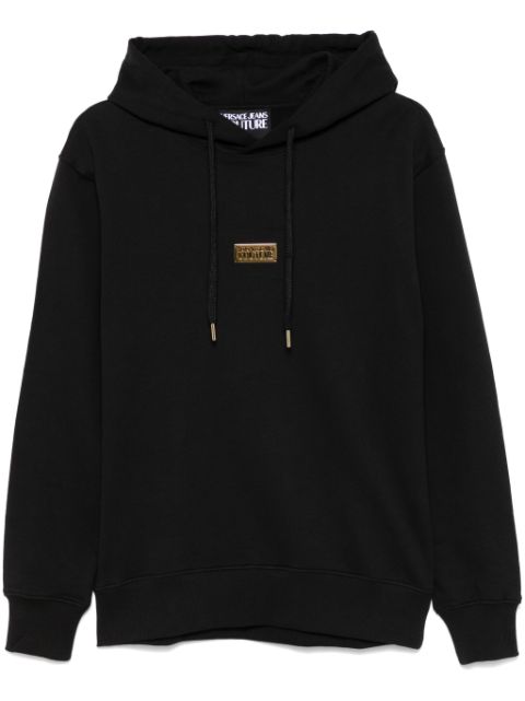 Versace Jeans Couture logo-plaque hoodie Men