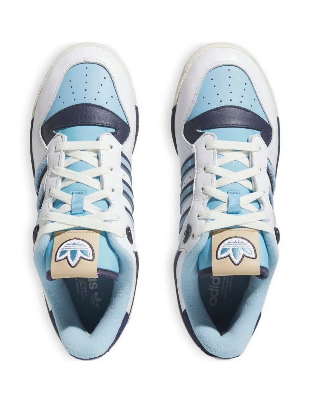 adidas Rivalry Low 86 "Cloud White Clear Blue Shadow Navy" sneakers Wit