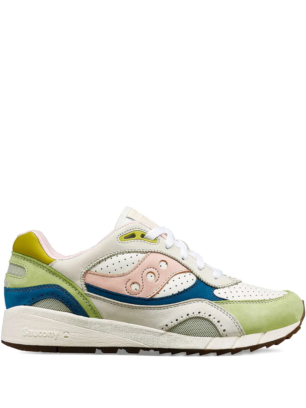 Saucony Shadow 6000 Premium perforated-detailing sneakers Green