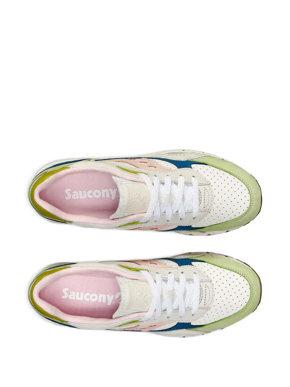 Saucony Shadow 6000 Premium Perforated-detailing Trainers In Multi