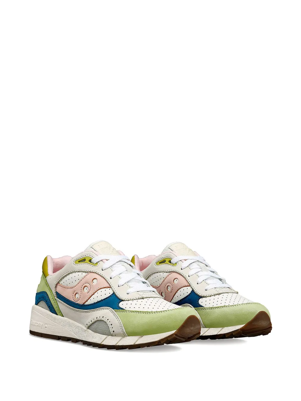 Saucony Shadow 6000 Premium perforated-detailing sneakers Green