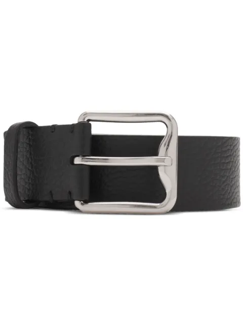 Burberry B Buckle Shield leather belt Men