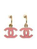 CHANEL Pre-Owned 2010s CC earrings - Gold