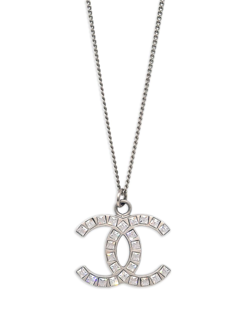 CHANEL Pre-Owned 2012 CC halsketting - Zilver