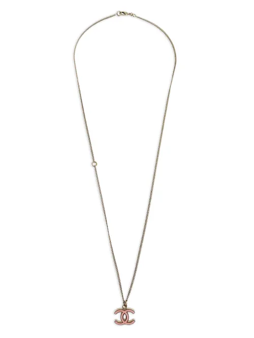 Collier à logo CC (2011) - CHANEL Pre-Owned - Modalova