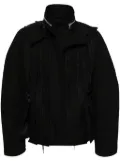 sacai layered jacket - Black