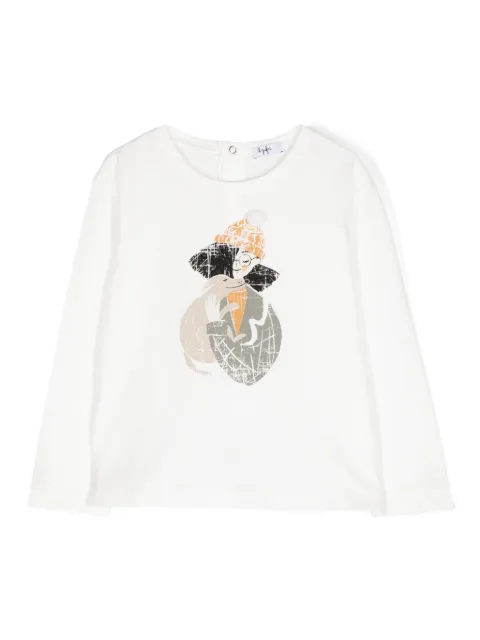 Il Gufo graphic-print long sleeve T-shirt