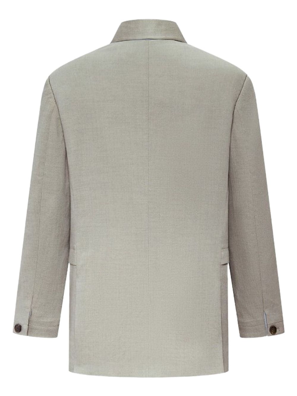 Shanghai Tang silk blazer - Beige