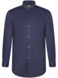 Shanghai Tang band-collar shirt - Blue