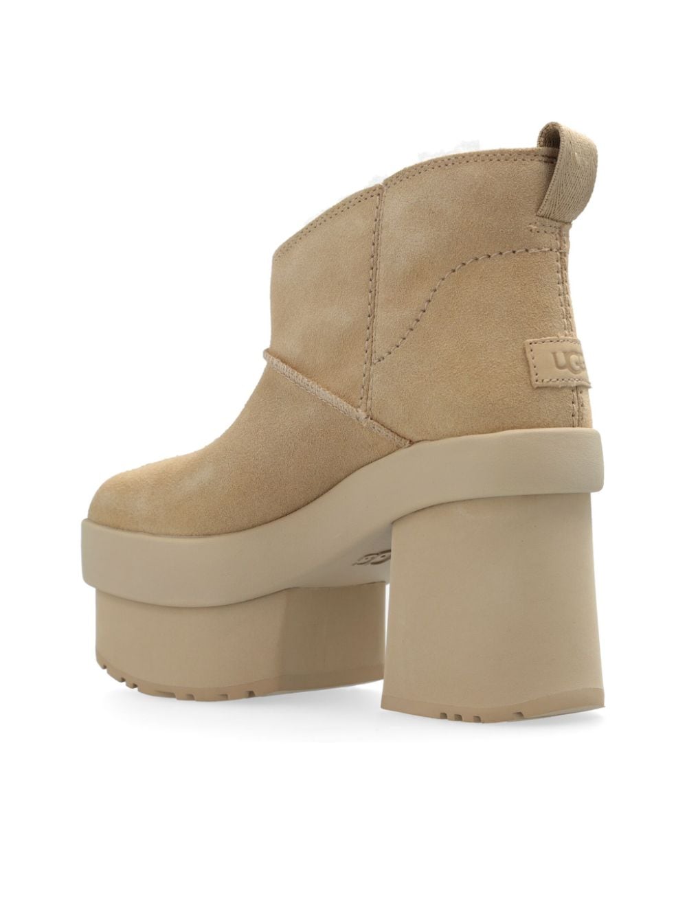 Shop Ugg 112mm New Heights Boots In Neutrals