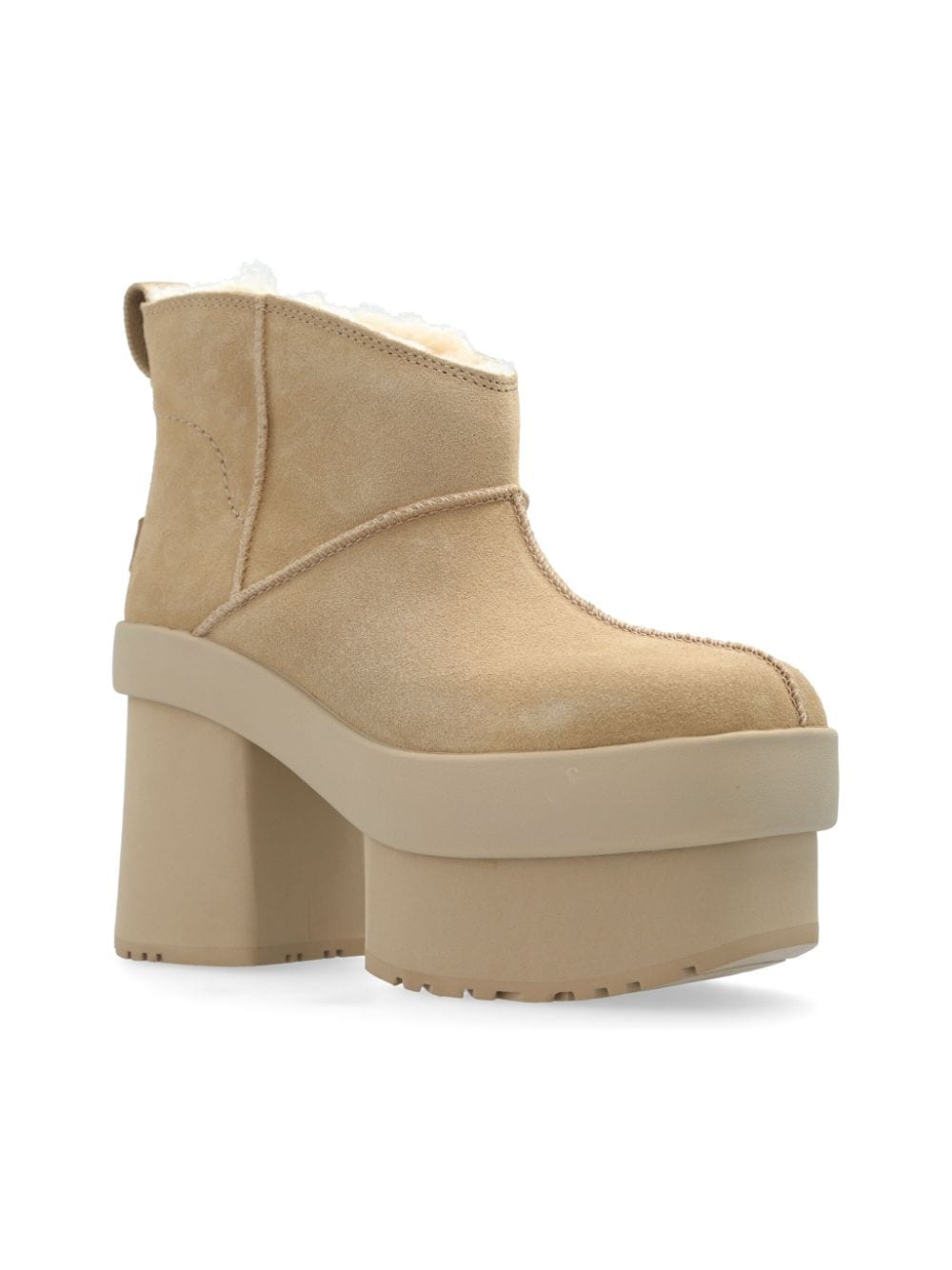 Shop Ugg 112mm New Heights Boots In Neutrals