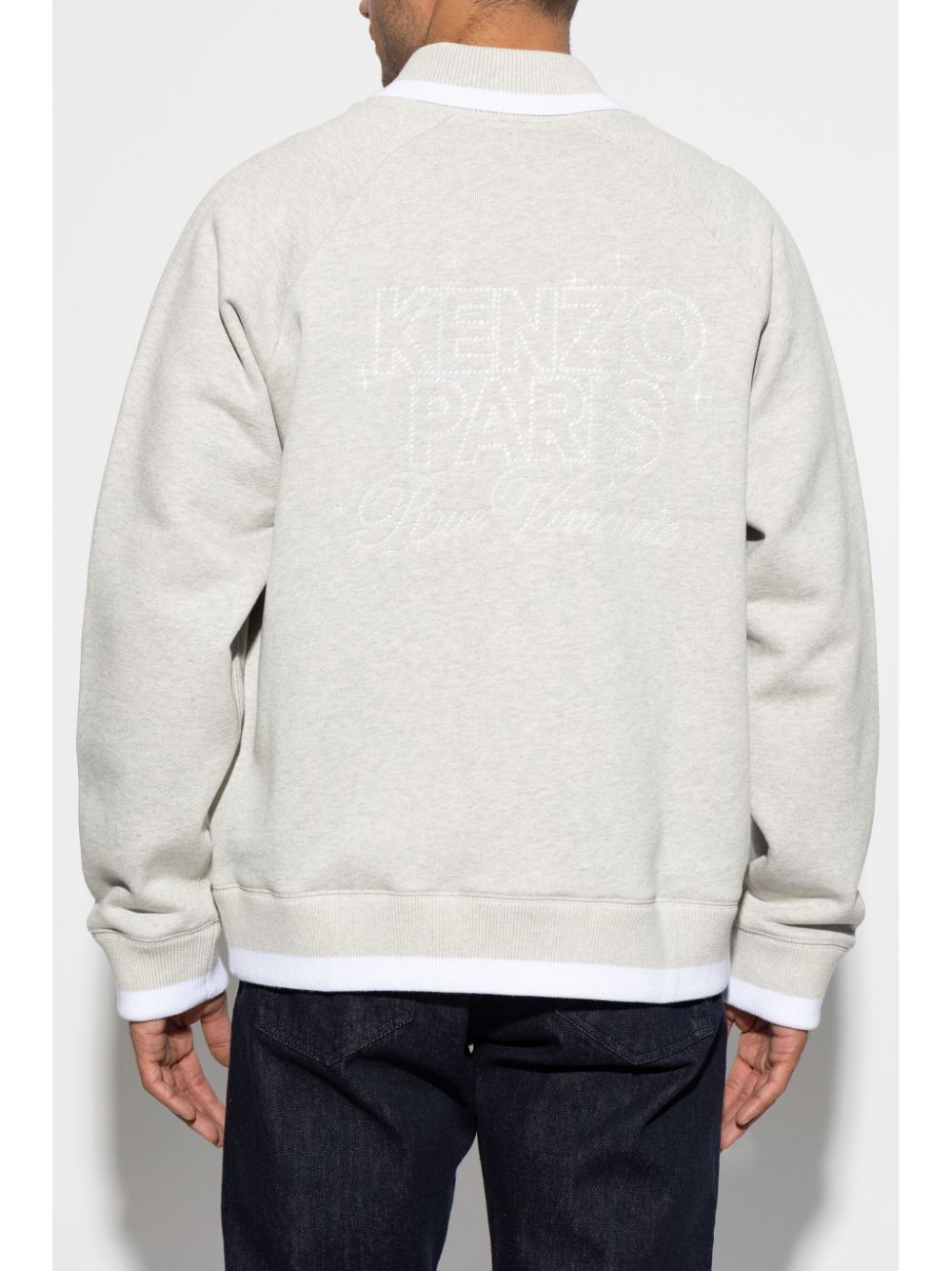 Kenzo logo-embroidered cardigan Men