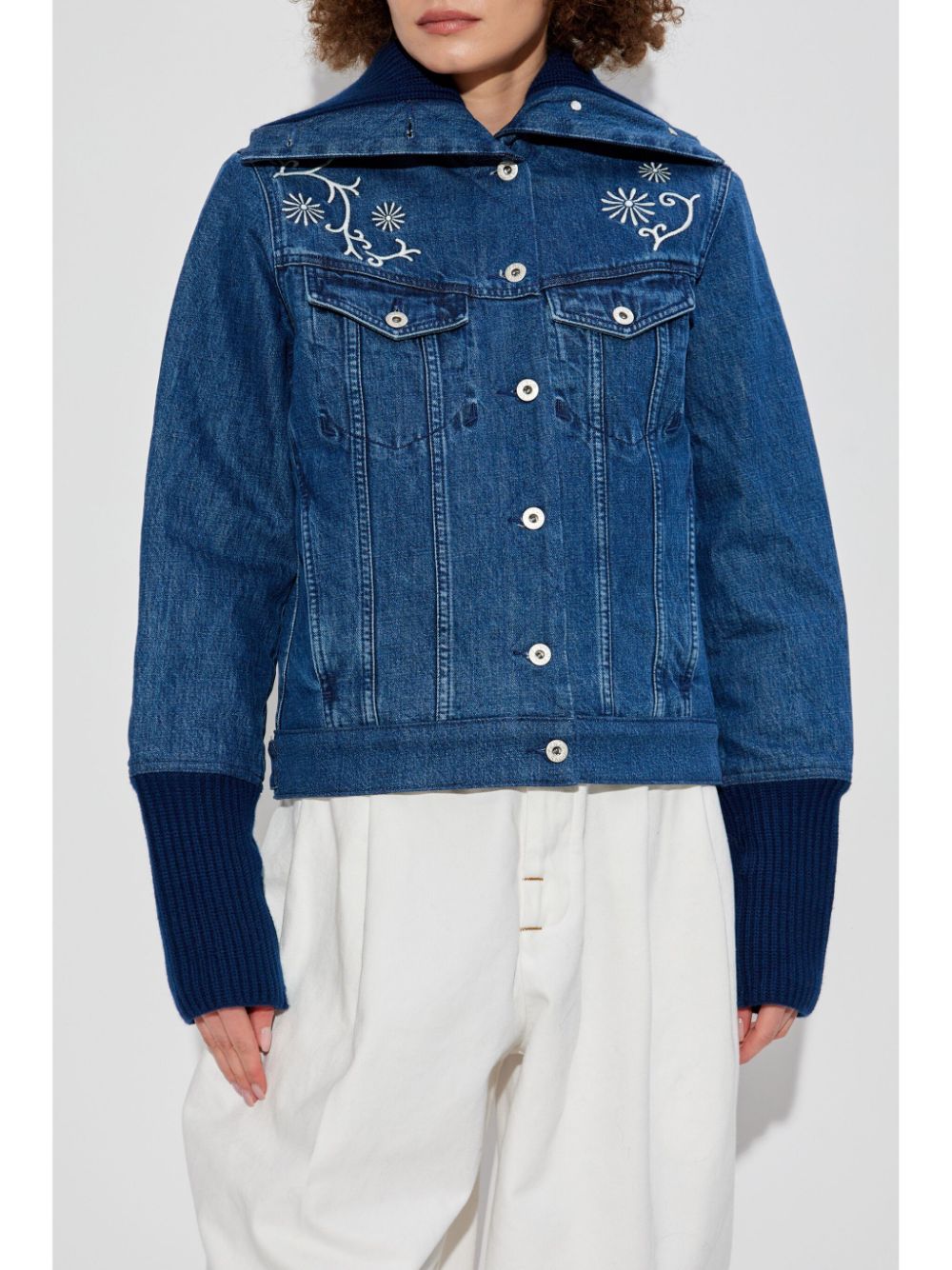 Shop Kenzo Denim Jacket In Blue