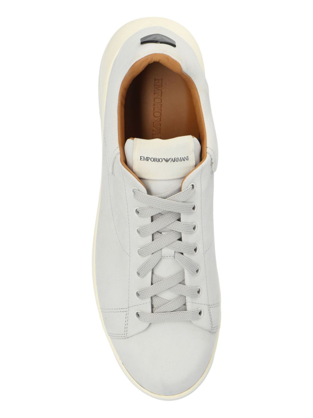 Emporio Armani lace-up leather sneakers Men