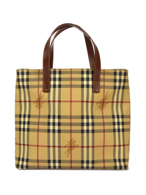 Burberry 1990-2000s Haymarket Check tote bag Women