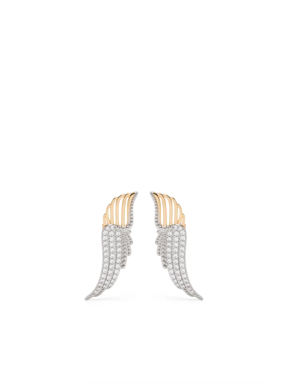 Zadig & Voltaire Rock Over Earrings In Silver