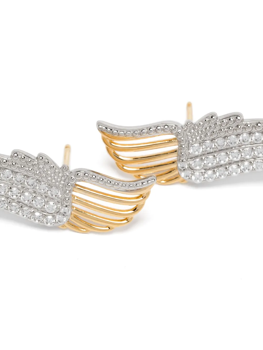 Zadig & Voltaire Rock Over Earrings In Silver