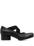 Uma Wang leather ballerina shoes - Black