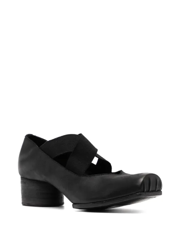 uma wang バレエシューズ Uma Wang Leather Ballerina Shoes | Black | FARFETCH HK