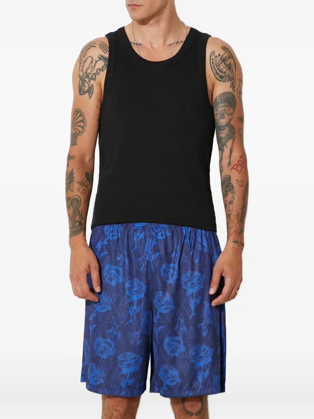 Aries x Umbro floral-print shorts | Track & Running Shorts | Image 2