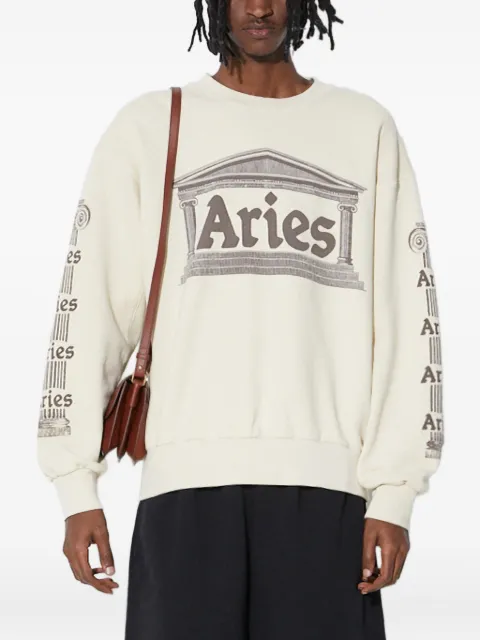 Aries temple-print sweatshirt