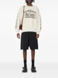Aries temple-print sweatshirt - White