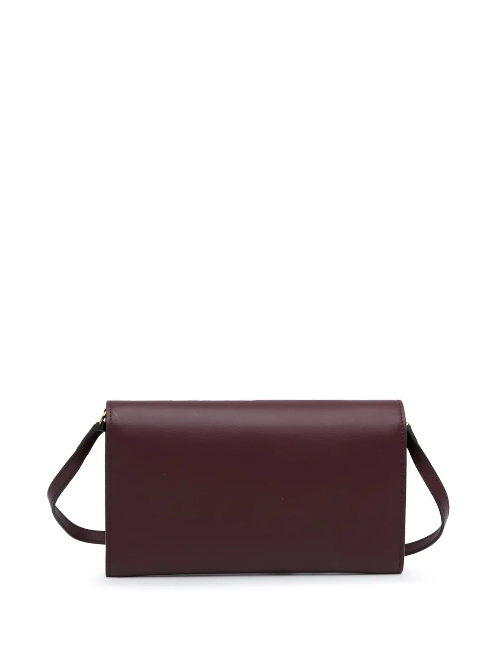 Burberry Pre-Owned 2018-2023 Hazelmere Wallet On Strap crossbodytas met logo - Rood