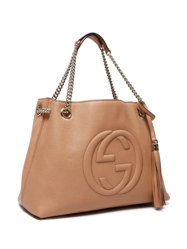 Gucci beige leather bag online