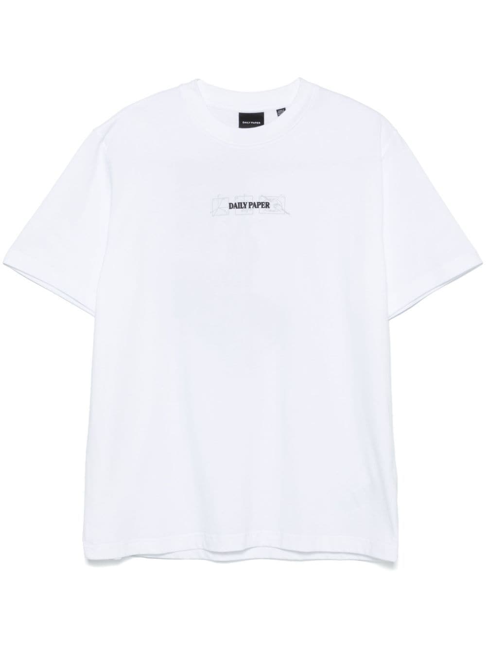 Shop Daily Paper Mirror T-shirt In White