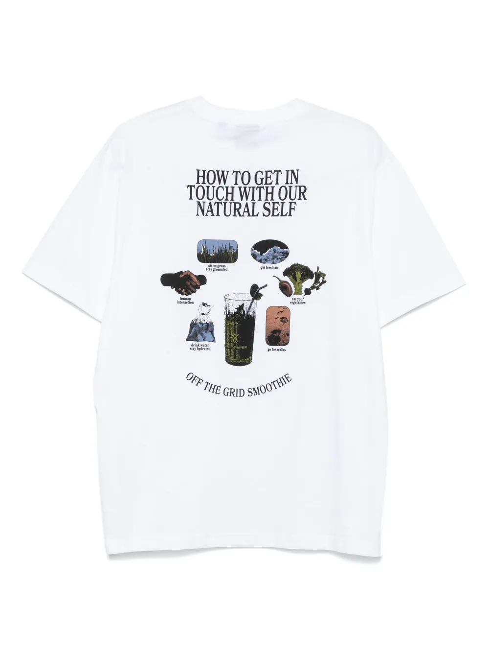 Daily Paper Smoothie T-shirt - Wit