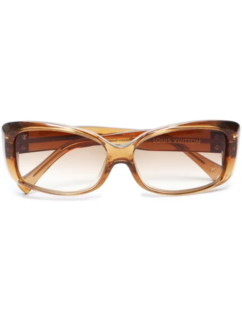 Louis Vuitton Pre-Owned push-lock rectangle-frame sunglasses
