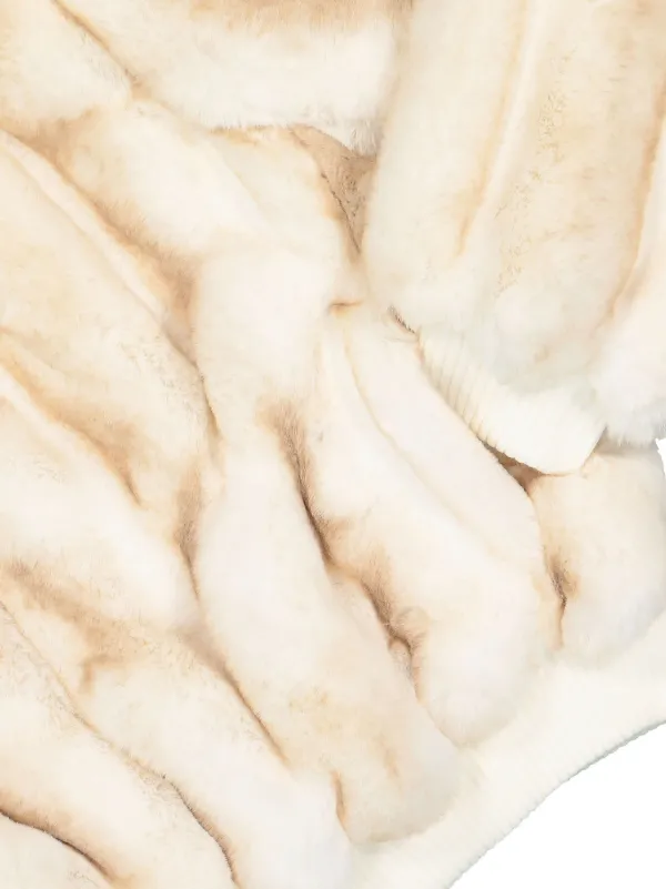 Casablanca エコファー ジャケット | ニュートラル | FARFETCH JP