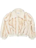 Casablanca faux fur jacket - Neutrals