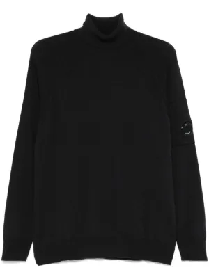 C.P. Company ハイネック セーター | ブラック | FARFETCH JP