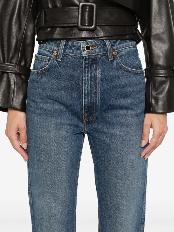 【関税込み】KHAITE ブルー The Abigail ジーンズ KHAITE Abigail ジーンズ | ブルー | FARFETCH JP