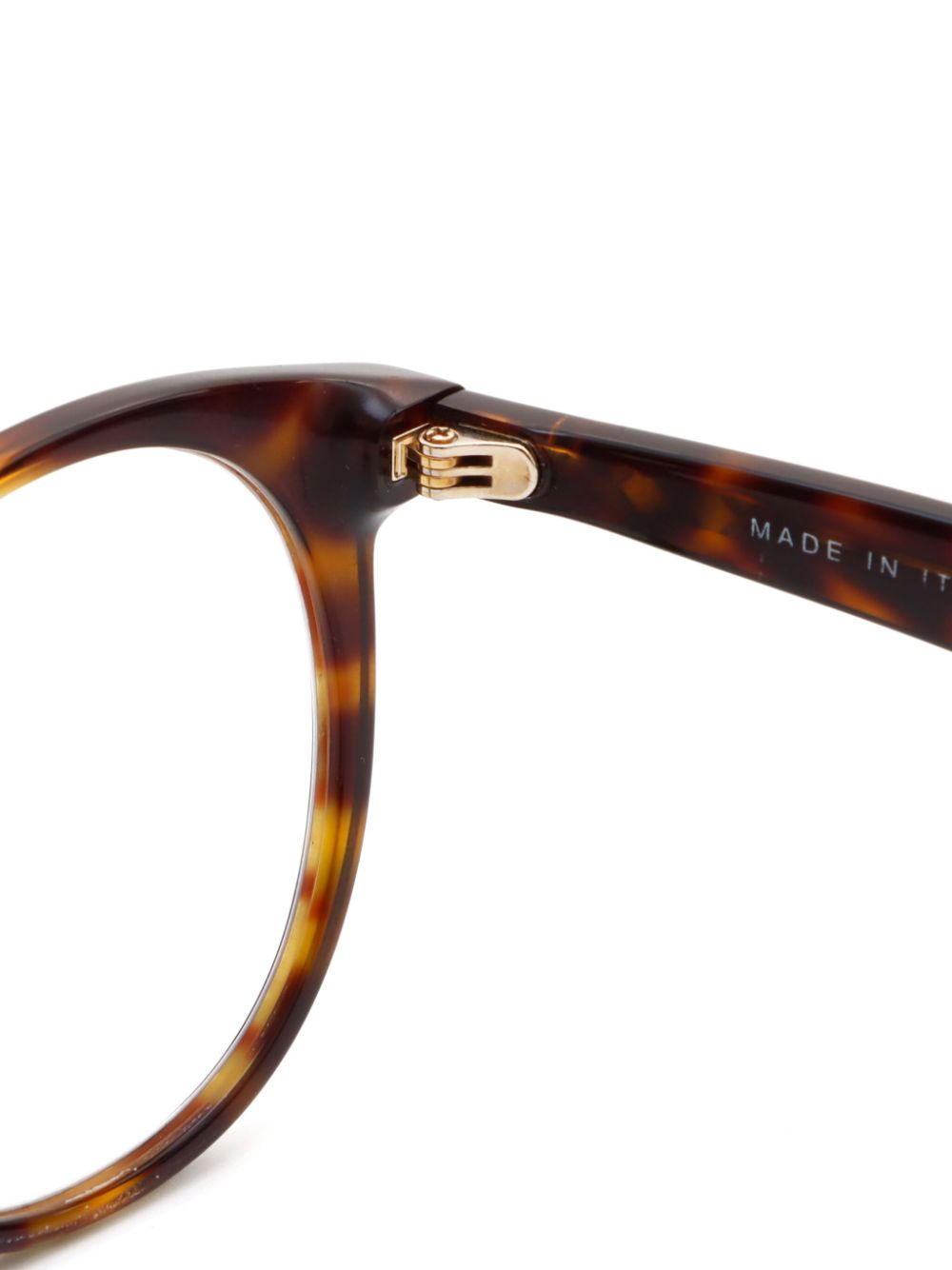 CHANEL CC tortoiseshell-effect glasses Women