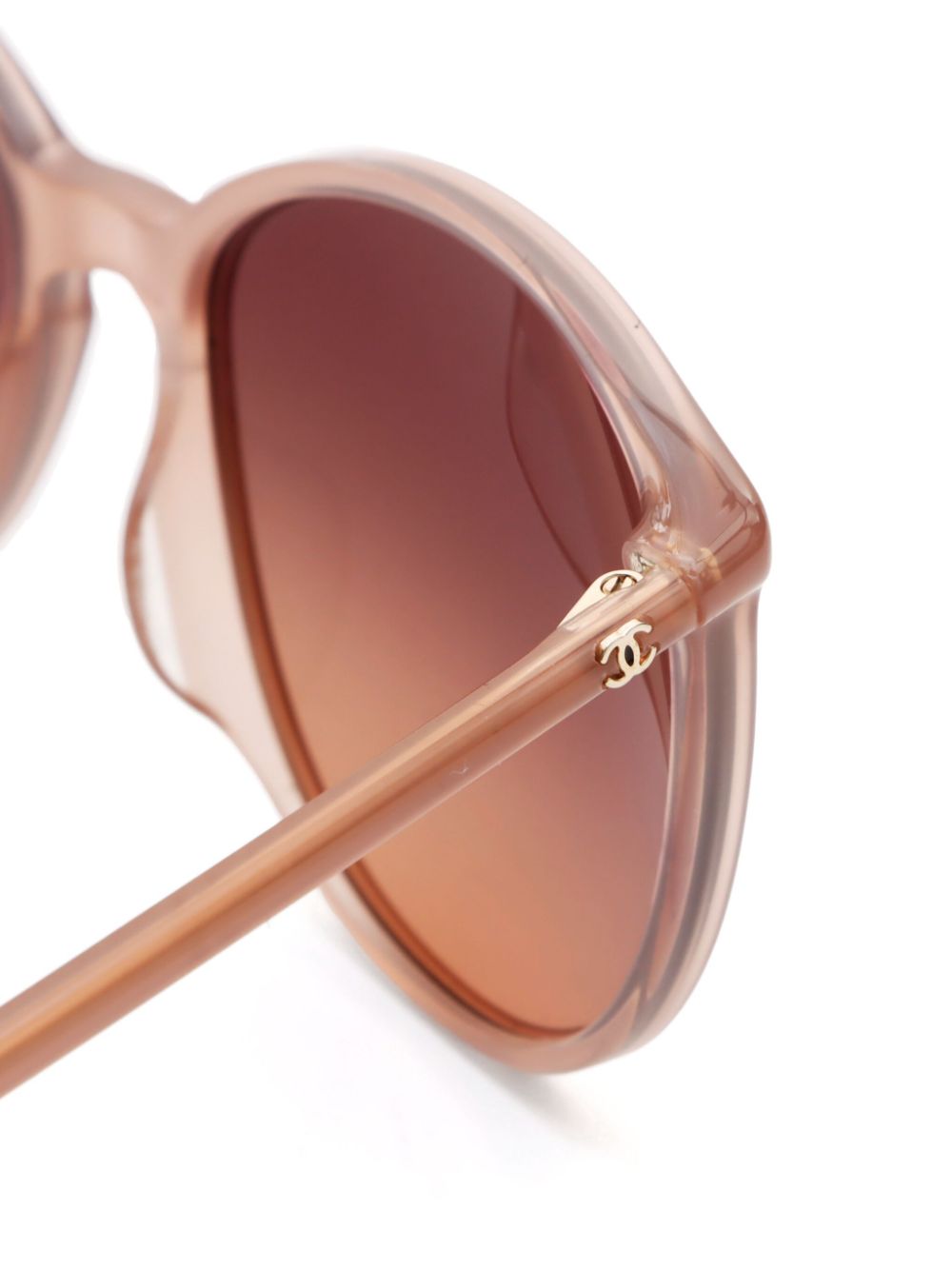 CHANEL CC round-frame sunglasses Women