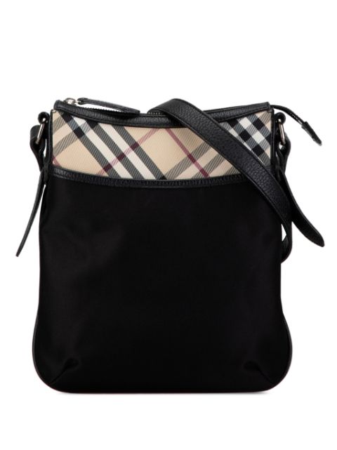 Burberry 2000-2017 Nova Check Trimmed Nylon crossbody bag Women